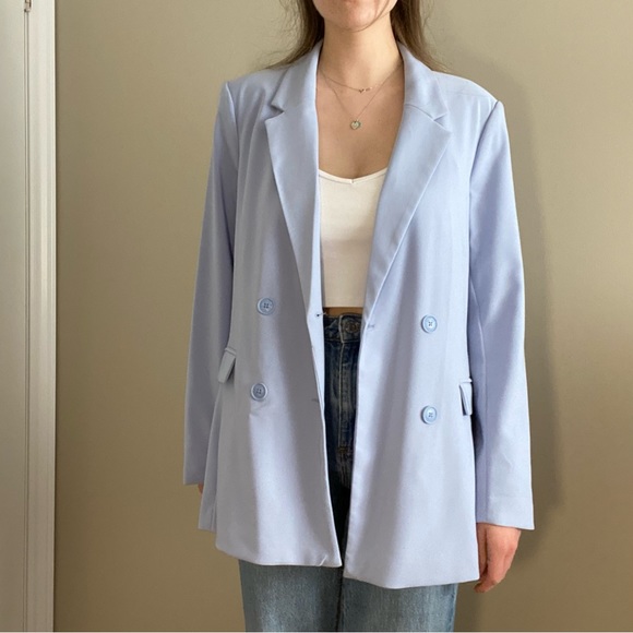 Light blue blazer - Picture 3 of 5